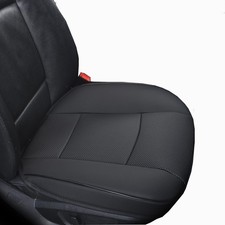 Luxury PU Leather Car Seat Cover Protector Front, Bottom Single Seat Cover-Co...