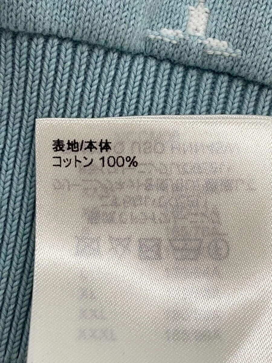 LOUIS VUITTON（LV） FELPA CON CAPPUCCIO LOUIS VUITTON L COTONE BLU RM231Q USO HNN45W usata