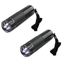 Mellert 2X G8 LED Taschenlampe Aus Aluminium Titan Lampe Set