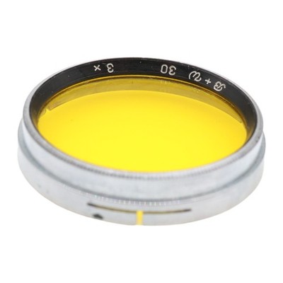 B+W  30 Filter gelb 3x Farbfilter Steckfilter Gelbmittel 022