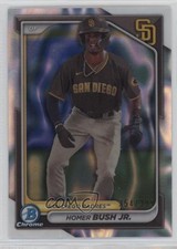 2024 Bowman Chrome Prospects Lava Refractor /399 Homer Bush Jr #BCP-87 06l3