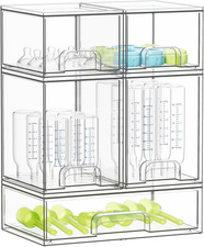 Bottle Storage Organizer Baby - Acrylic Bottles Station Organizer Container, Sta