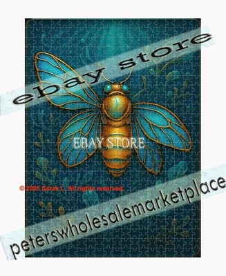 500 piece jigsaw puzzle Bee Botanical 3D Effect Nature