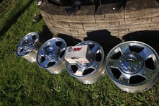 Ford Super Duty Oem 17 Chrome Wheels 8 Lug Set 4 W Center Caps Lug Nuts