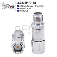 2.92mm Female To SMA Male 26G Precision MicroWave Connector MMwave Test Adapter
