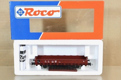 ROCO 46031 DB BROWN RUNGENWAGEN STAKE WAGON 591-2 MINT BOXED on