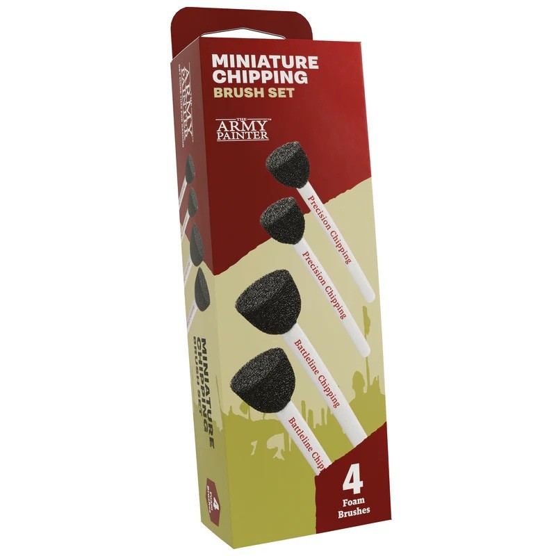 The Army Painter BNIB Miniature Chipping Brush Set