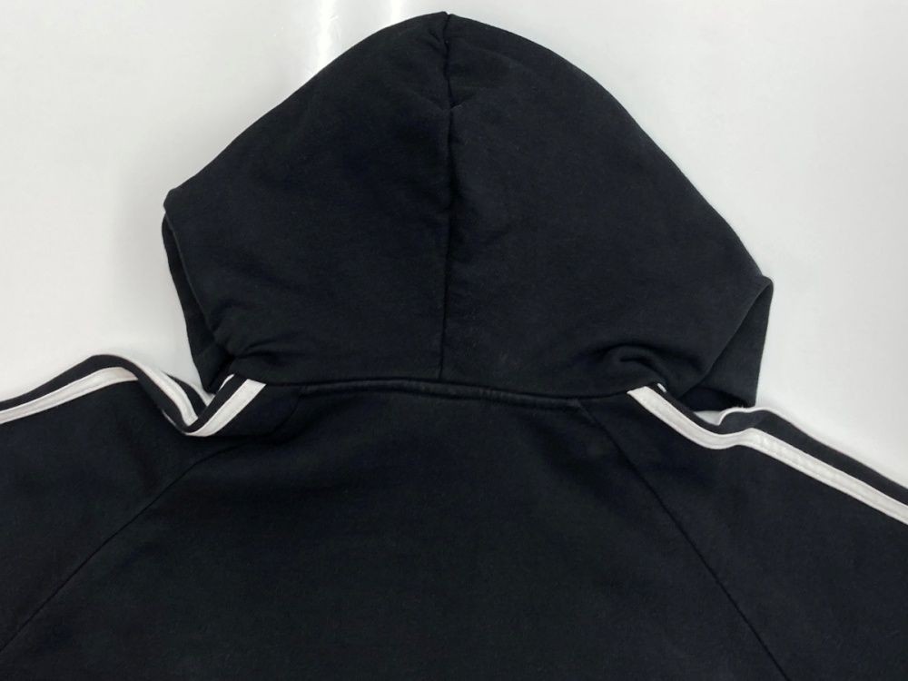 Balenciaga x adidas Hoodie Large Black Cotton Embroidered Pullover Used From Jap thumbnail 4