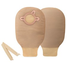 New Image Drainable 2pc System Colostomy Pouch 9 Inch Length Mini 10 Ct