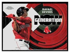 2022 Topps Chrome Update #GNC-17 Rafael Devers Generation Now Red Sox