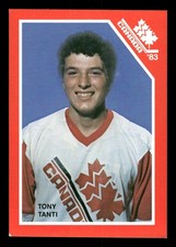 1983 Canadian National team Juniors Tony Tanti EX XRC rookie BXOS05