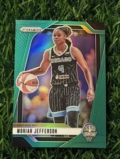 2024 Panini Prizm WNBA Green Refractor #131 Moriah Jefferson Chicago Sky