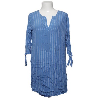 Massimo Dutti, Kleid, Größe: 40, Blau/Weiß, Seide, Streifen, Damen #tAQ