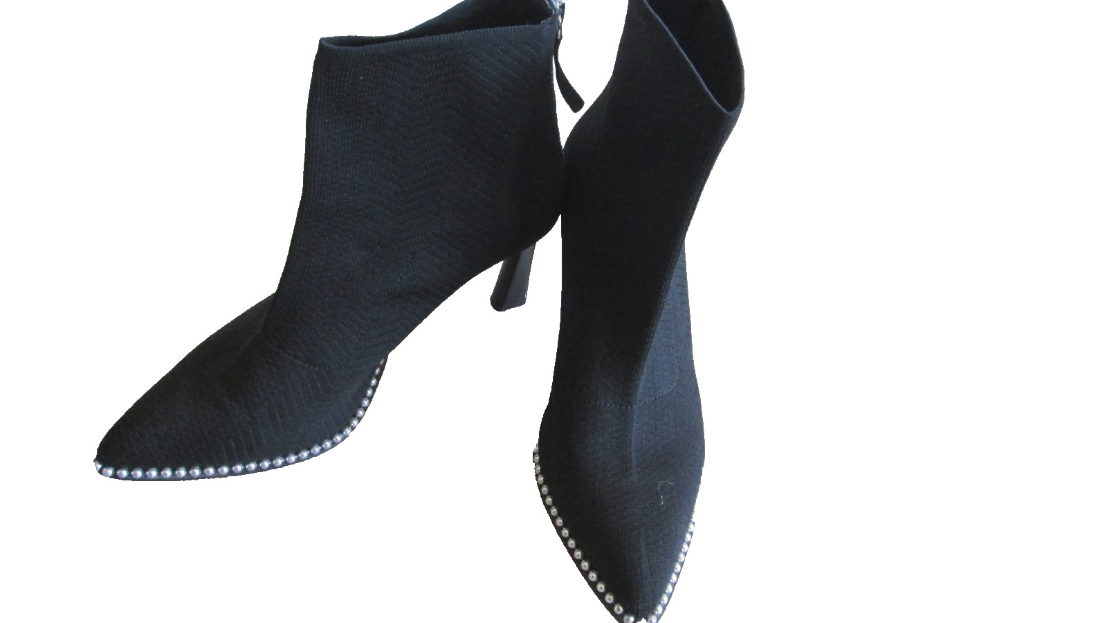 BCBGENERATION BLACK FABRIC UPPER ZIPPER BACK 9M S… - image 1