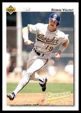 Robin Yount 1992 Upper Deck #456 Brewers MLB READ FREE SHIPPING AutographDen