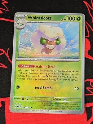 Whimsicott (Poke Ball Pattern) Rare SV: Prismatic Evolutions 008/131