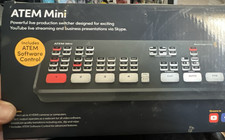 Blackmagic Design ATEM Mini HDMI Production Switcher 4x HDMI Live Streaming PIP