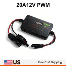 20A 12V Solar Charge Controller LCD Display for Gel,LiFePO  ,AGM Battery NEW US