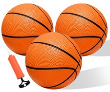 Mini Basketballs,3 Pack 6" Inch Small Basketball Set with Pump Over The Door ...