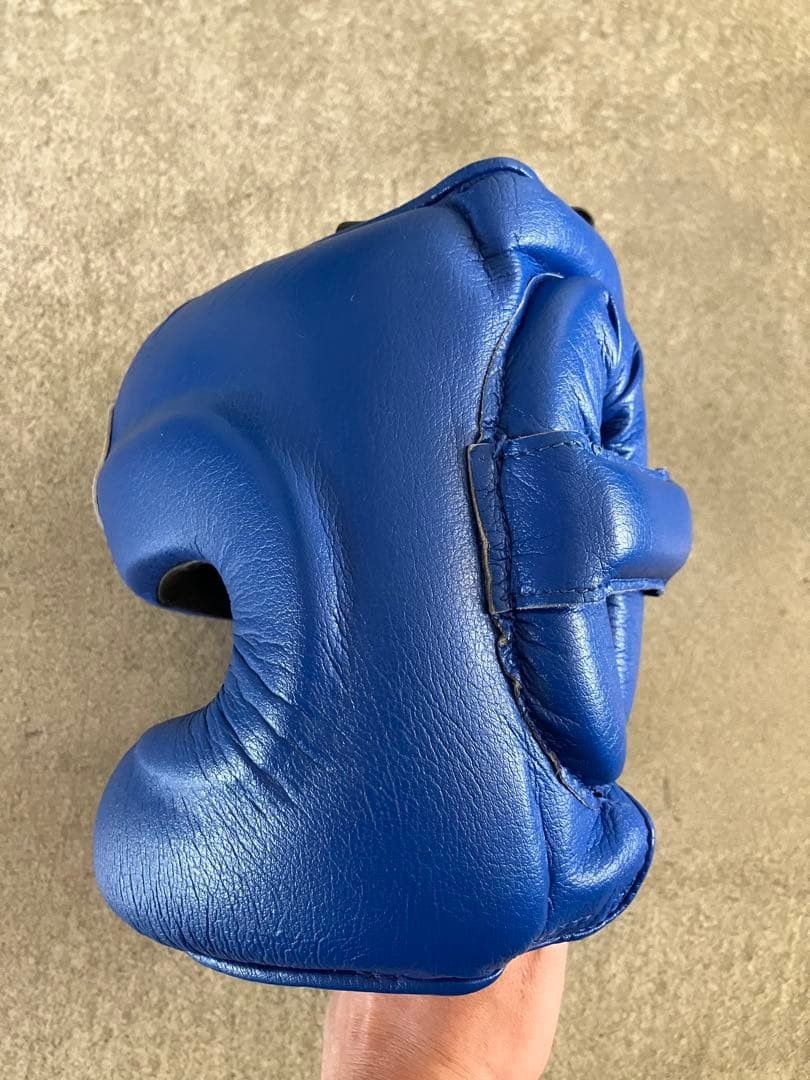 Winning Boxing Head gear FG-5000 size M Face Guard Full-face Blue