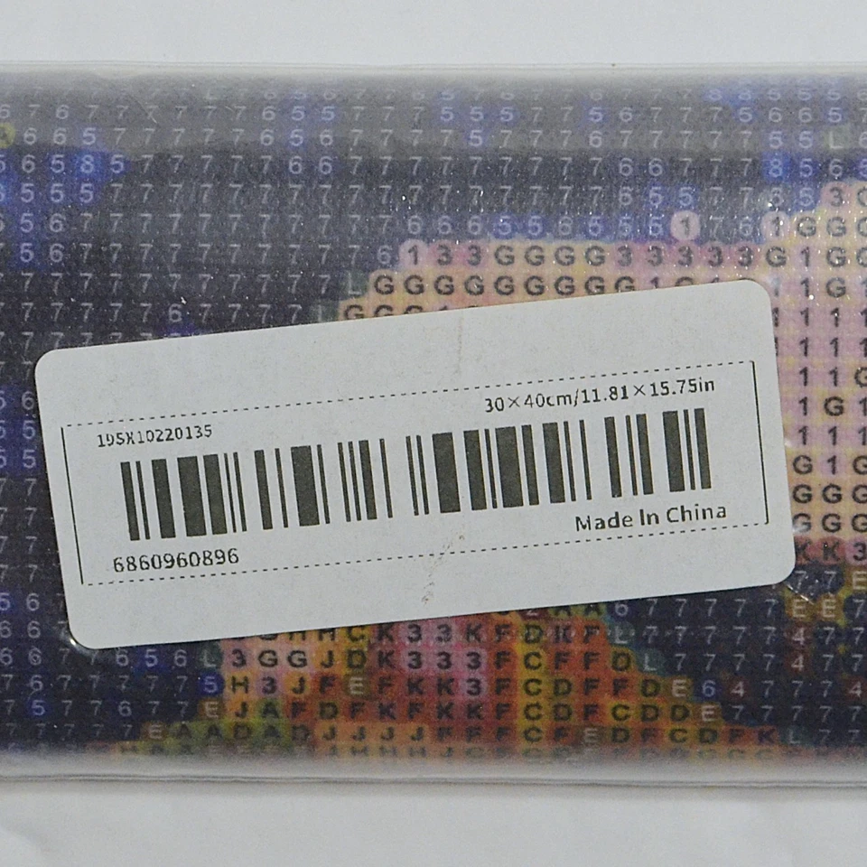 Kit Pintura Diamante 30x40cm 5D Dos Gatos Noche Colorido Hágalo Usted Mismo Arte Artesanía Foto 4 de 4