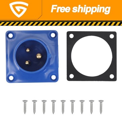 Caravan Mains Hook Up Inlet Socket White 240v Camper Motorhome Van weiß