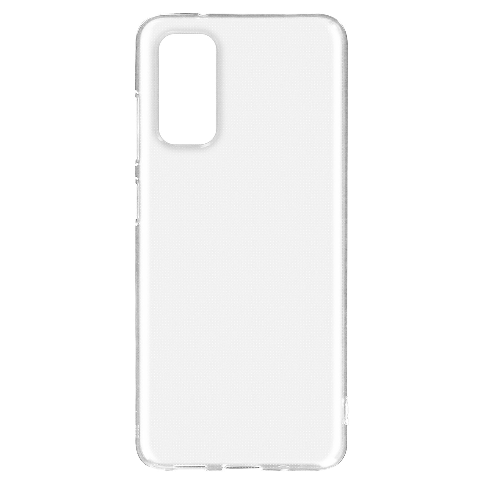 Coque silicone Galaxy S20 blanche dos brillant et mat protection souple antichoc