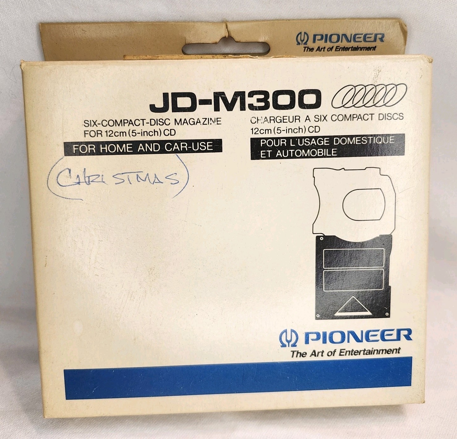 Pioneer 6 Disc Magazine Cartridge For Home & Car Use JD-M300