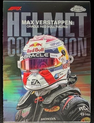 2024 Topps Chrome F1 Max Verstappen Helmet Collection HC-1 Oracle Red Bull Racin