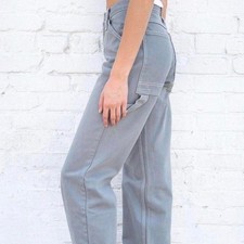 Brandy-melville Women's Grey Trousers
