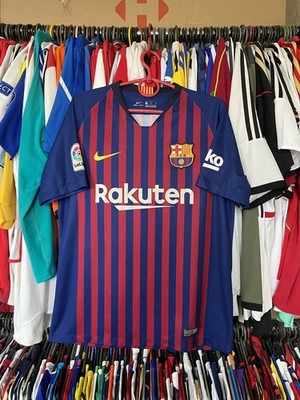 BARCELONA 2018 2019 HOME SHIRT JERSEY NIKE 894430-456 sz M #10