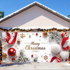 6 X 13 Ft Christmas Garage Door Decorations Merry Christmas Decorations Xmas Gar