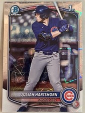 2025 Bowman Draft - Chrome Josiah Hartshorn #BDC-21 Laser Refractor (RC)