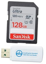 SDXC Ultra 128GB Memory Card for Camera Panasonic Lumix Works with G7, GX85,