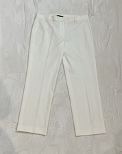 Elie Tahari ivory Cropped trousers 8