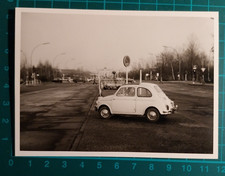 FOTO AUTO FIAT 500 - TARGA GENOVA 1963 ( F 44 )