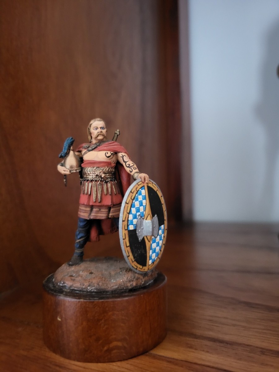 Figurine Pegaso Models - Guerrier Celte - 54mm - Plomb Peint - Occasion