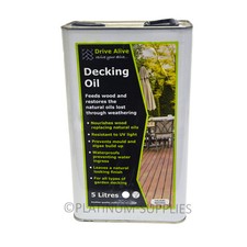 DECKING OIL NATURAL 5L WATERPROOFS, RETORES NATURAL OILS, UV RESISTANT