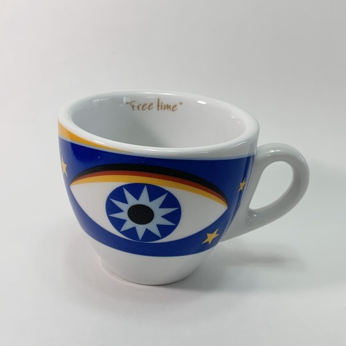 Sarica Free Time Moderne Kunst Espresso Tee Kakao Becher 10 Unzen Einzigartige Augen Mehrfarbig - Bild 1 von 12