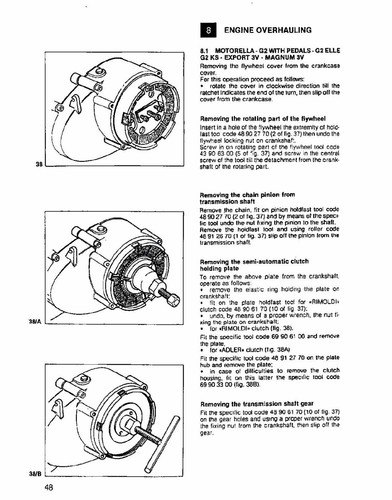 Benelli Service Workshop Manual 50 CROSS, 125 TURISMO & 125 ENDURO - Picture 4 of 12