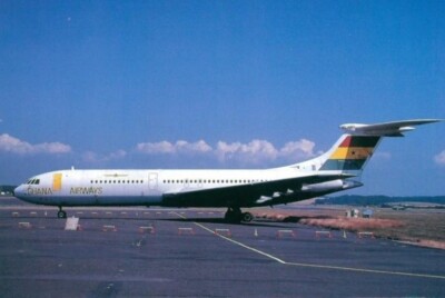 Ghana Airways Vickers VC-10 9G-ABO postcard
