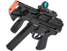 6mmProShop Custom Full Metal Swordfish-K Airsoft Electronic AEG SMG Black