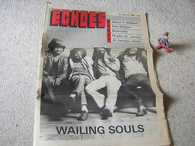 ECHOES October 27, 1984, WAILING SOULS DAVID T. WALKER DEE SHARPE BLUESVILLE