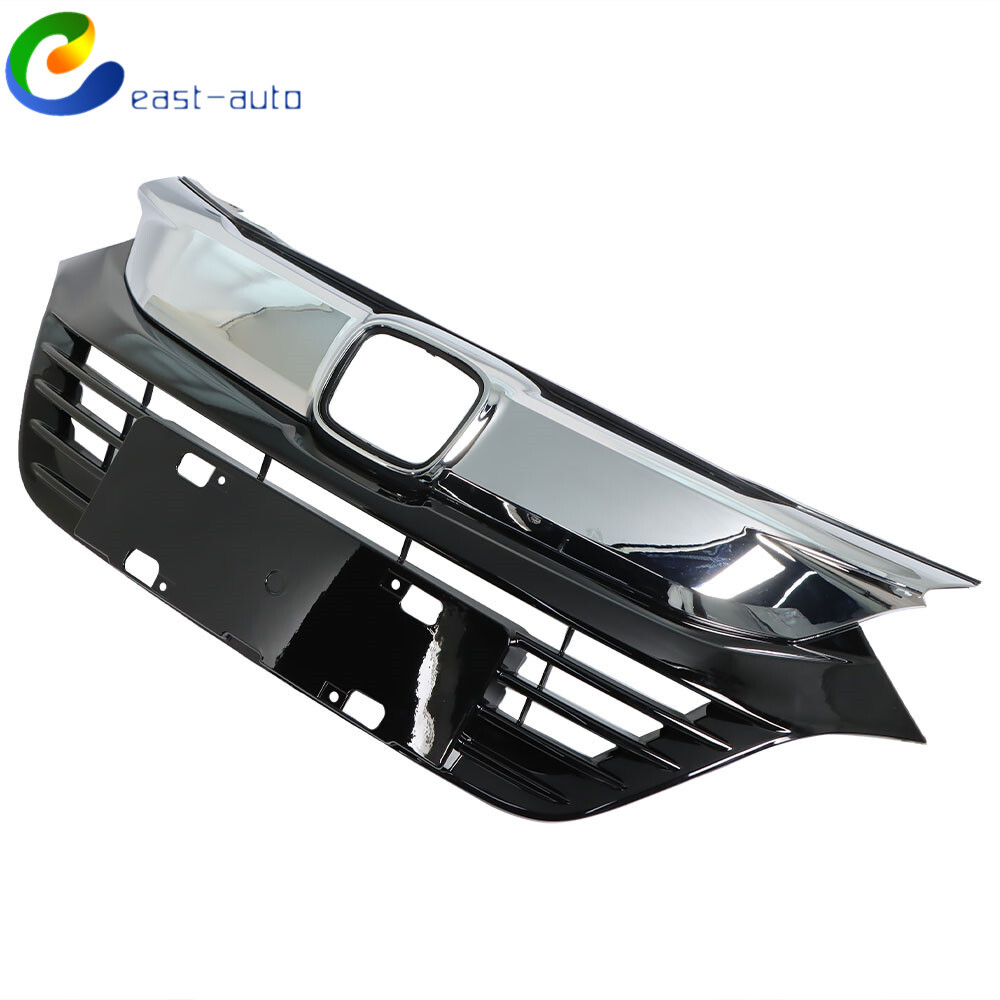 Front Bumper Grille Chrome Black HO1200240 Fit For 2019-2021 Honda HRV HR-V