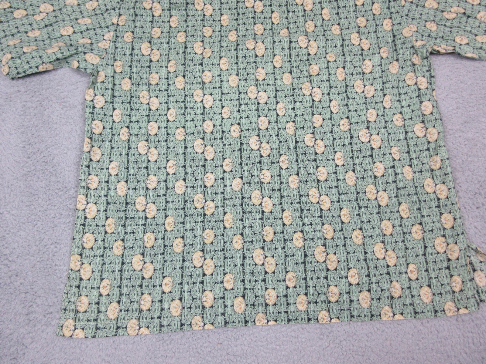 Tori Richard Shirt Mens Large Green Floral Button… - image 8