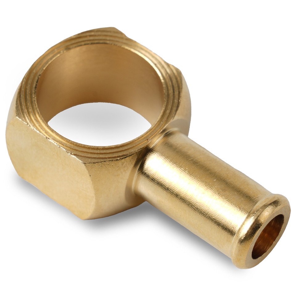 Edelbrock 8089 Vergaser Einlassverschraubung - Messing Armatur 5/8-20 & 3/8