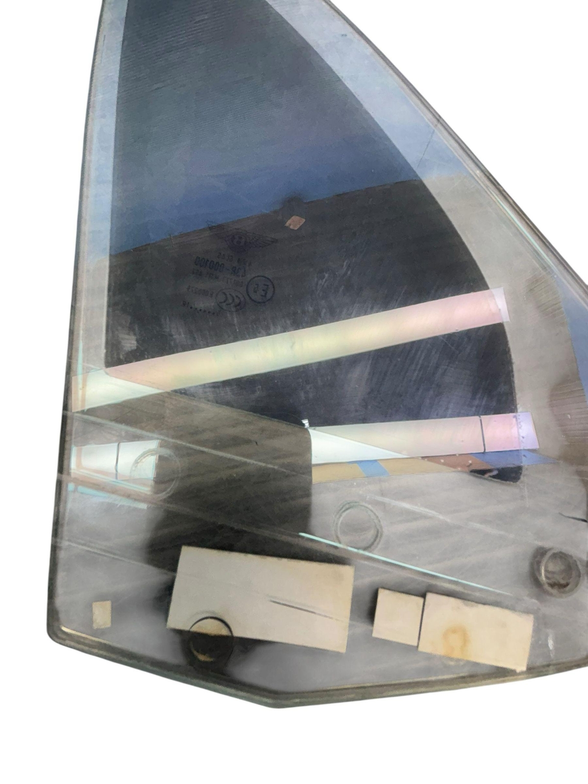 2006-2012 BENTLEY CONTINENTAL GT FRONT LEFT SIDE DOOR VENT WINDOW GLASS TINTED