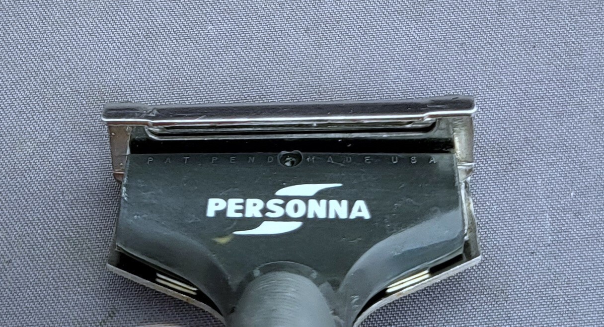 Vintage PERSONNA STAINLESS - Injector Razor - CLEAN