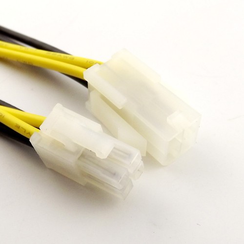 10 x 4 Pin ATX Male to 4 Pin Female PC CPU Motherboard Power Adapter Cable - Picture 1 of 7