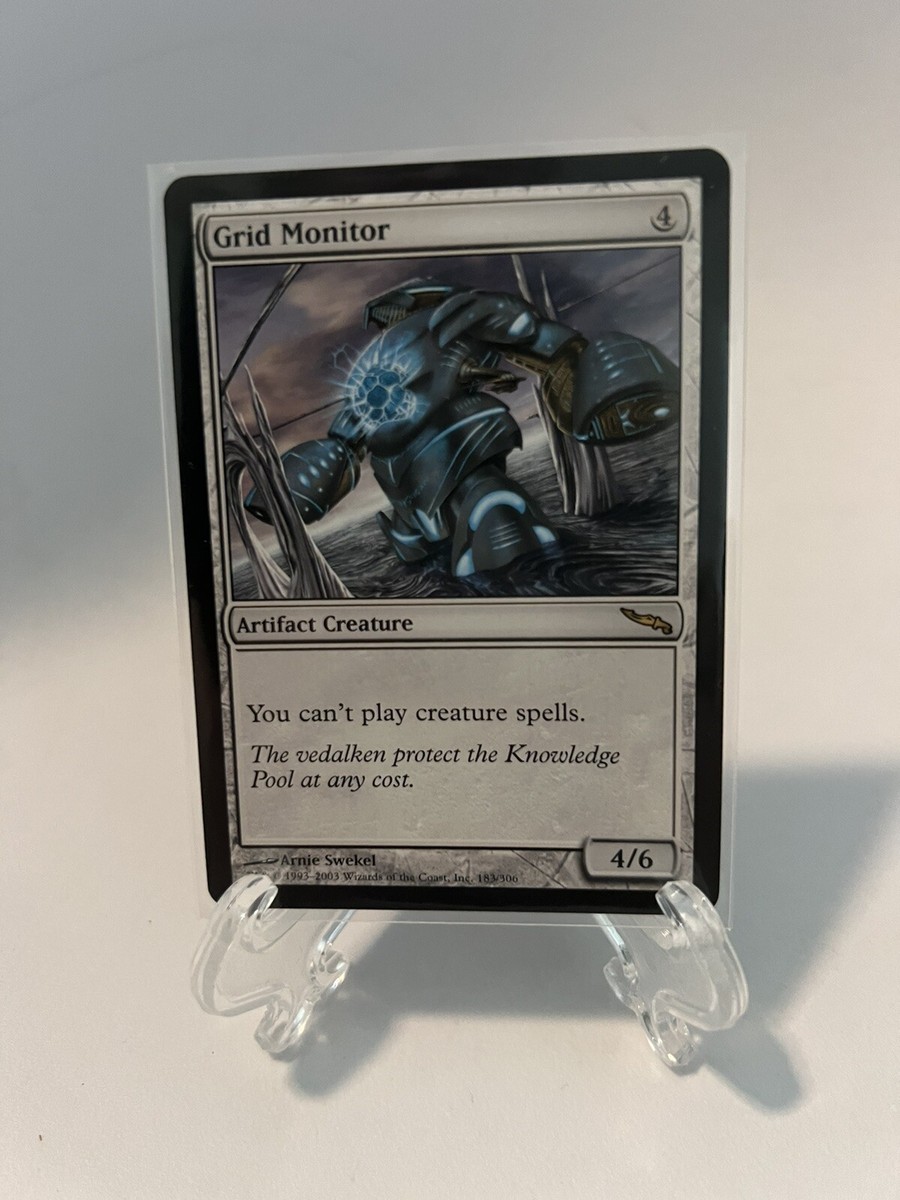 Grid Monitor 1x FOIL MDN MTG Mirrodin Rare MINT artifact Grid Monitor 1x FOIL MDN MTG Mirrodin Rare MINT artifact